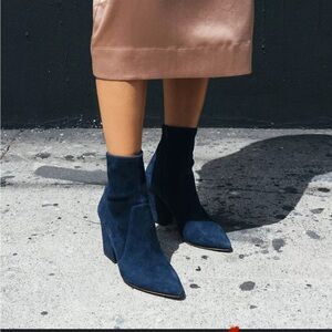 Loeffler Randall suede Isla boots
